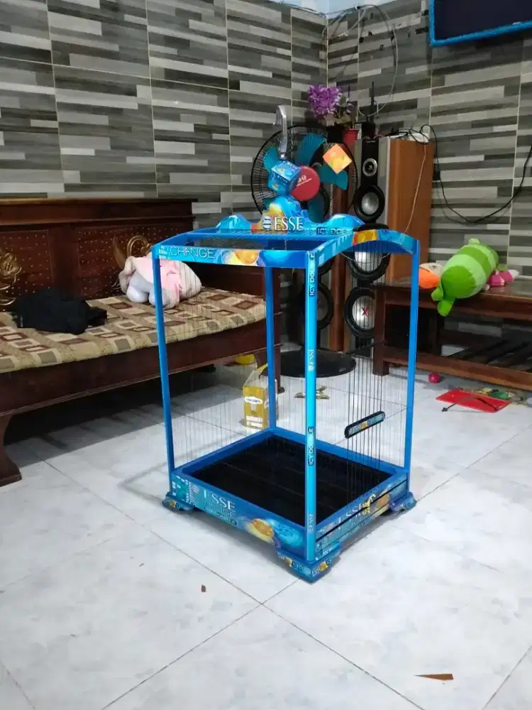 Sangkar /kandang kotak ruji senar no.2