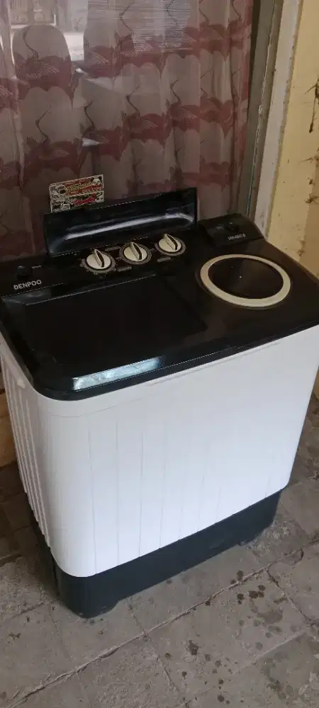 Dijual mesin cuci denpo 8 kilo normal dinamo mesin masih ori