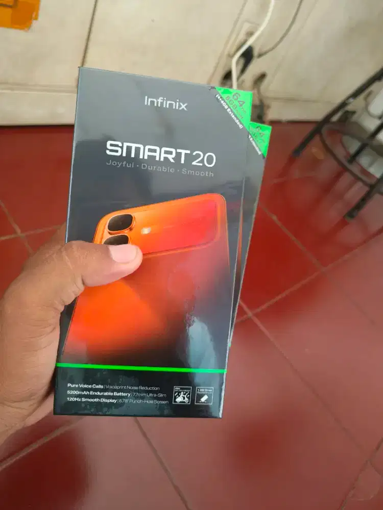 New Infinix smrt 20 ram4/64 garansi resmi 1 tahunn