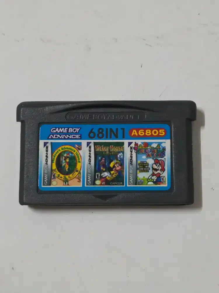 Kasetn Nntendo Gameboy Advance 68 in 1 Made in Japan