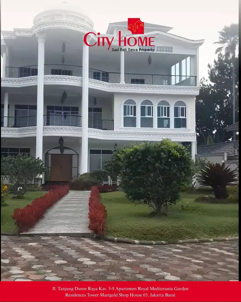 Dijual Villa Super Mewah Puncak 2 Unit Furnished | View Gunung