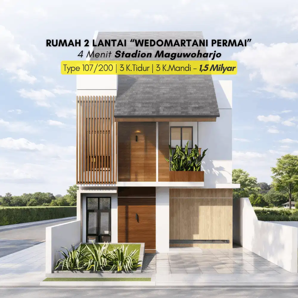 RUMAH 2 LANTAI WEDOMARTANI PERMAI
