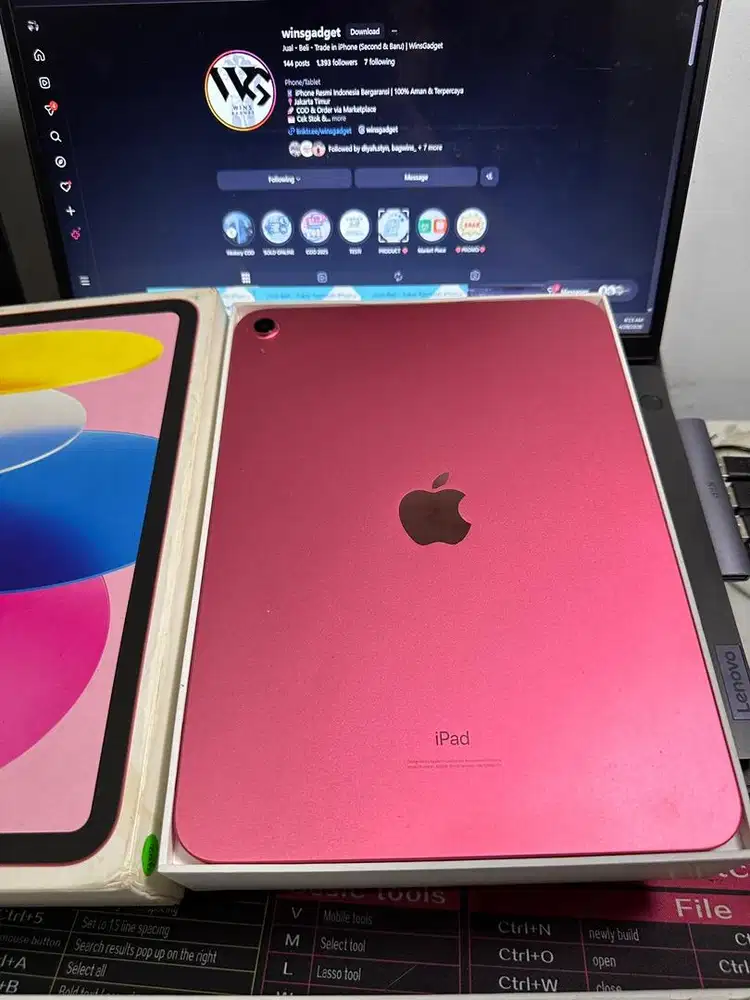 IPad Gen 10th 256gb inter wifi only