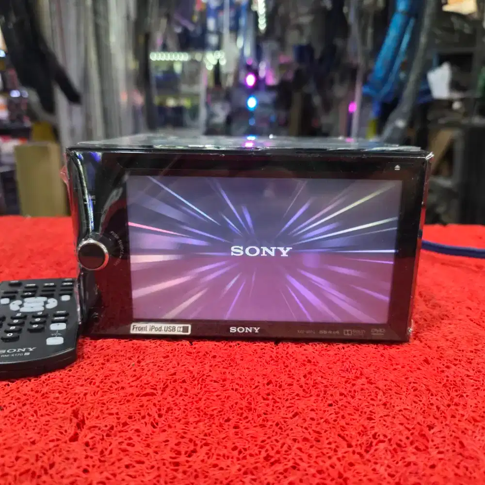 Head Unit SONY XAV-W600 USB CD Aux Radio sudah dipasang Bluetooth