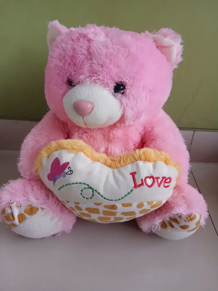 Boneka Bear / Beruang Pink Lucu