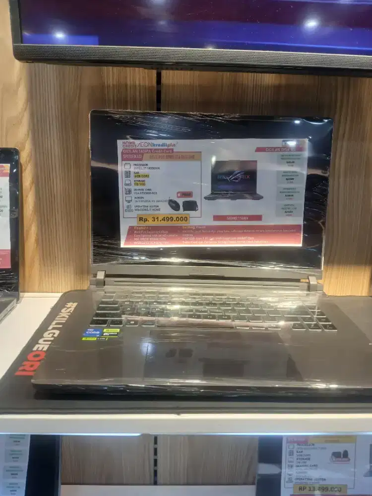 Promo cicilan laptop asus rog strix g18 bunga 0% free2x cicilan
