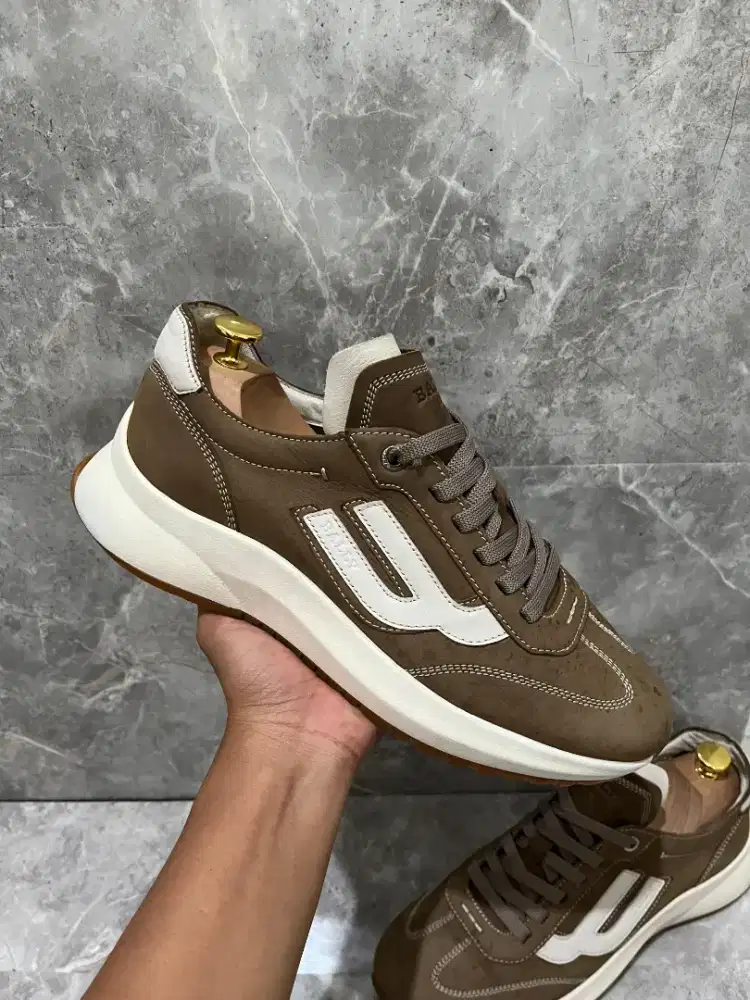 Sepatu Bally Original Sneaker casual bekas prelov gucci louis lv prada