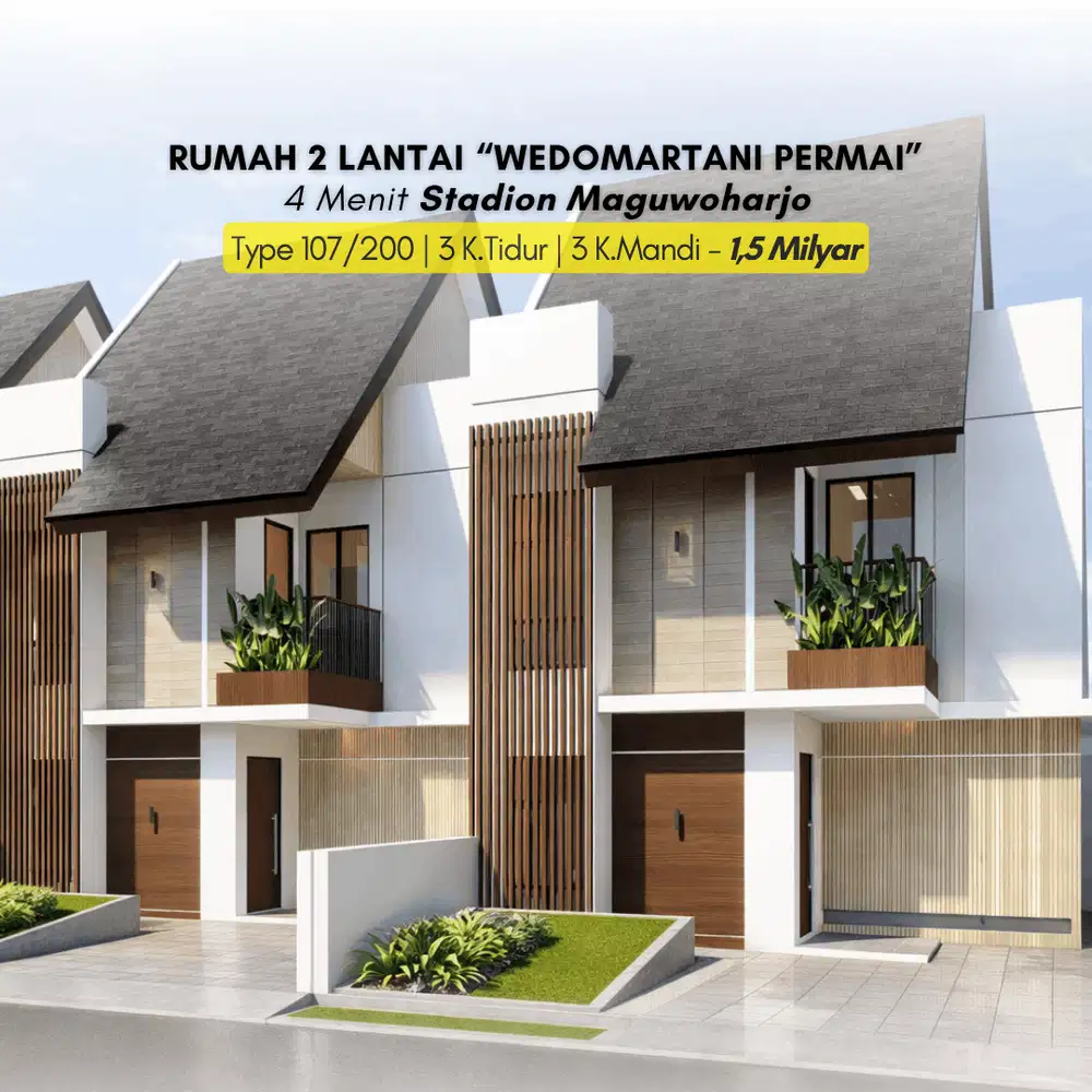 Rumah Adem & Tenang di Sleman – Cocok Buat Keluarga