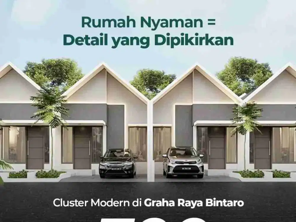 Rumah Cluster 27 Unit One Gate Sistem Di Kayu Gede 2 Paku Jaya Area Graha Raya Bintaro & Alam Sutera