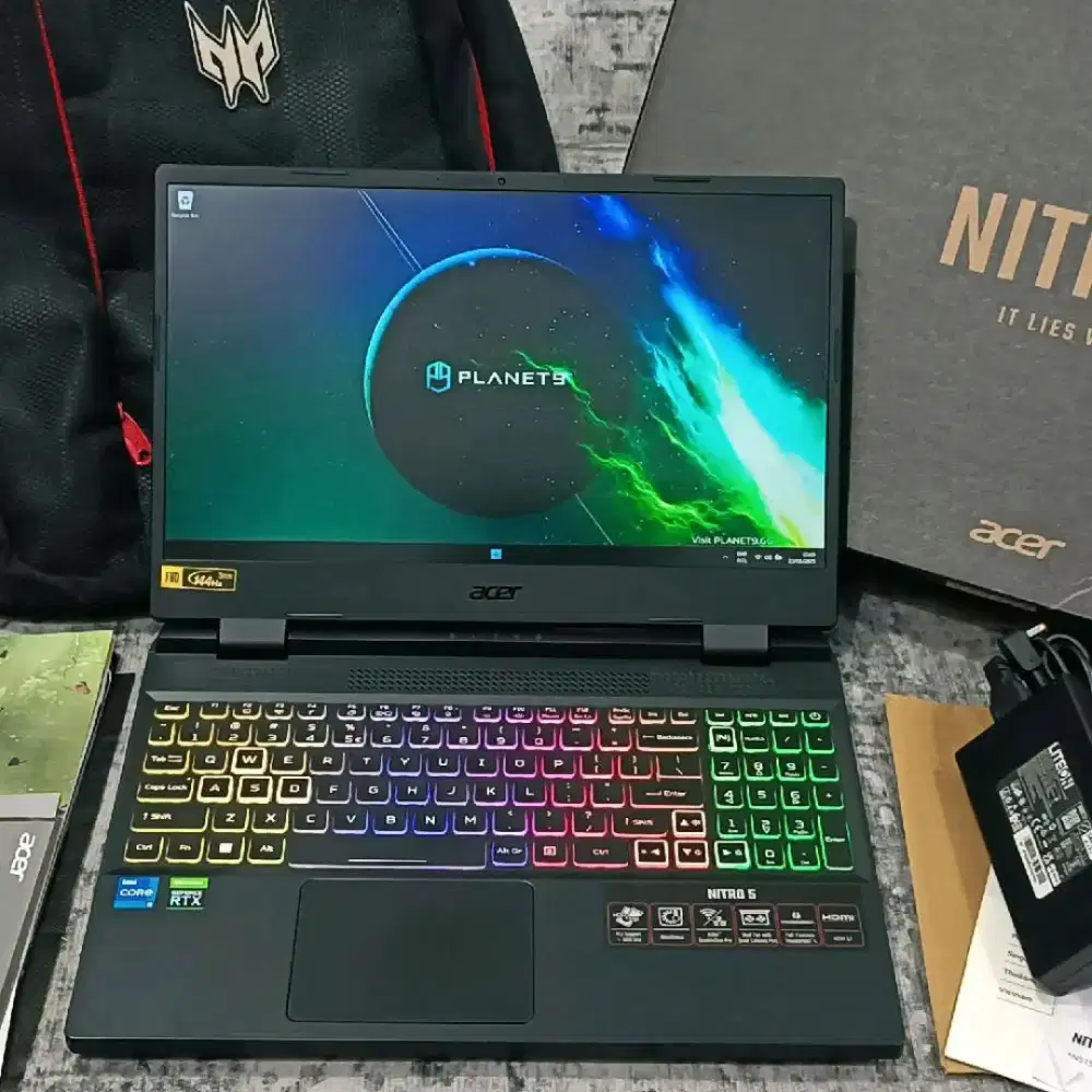 Acer Nitro 5 Core i5-12500H 16GB 512GB RTX 3050 4GB 95W Full HD 144Hz