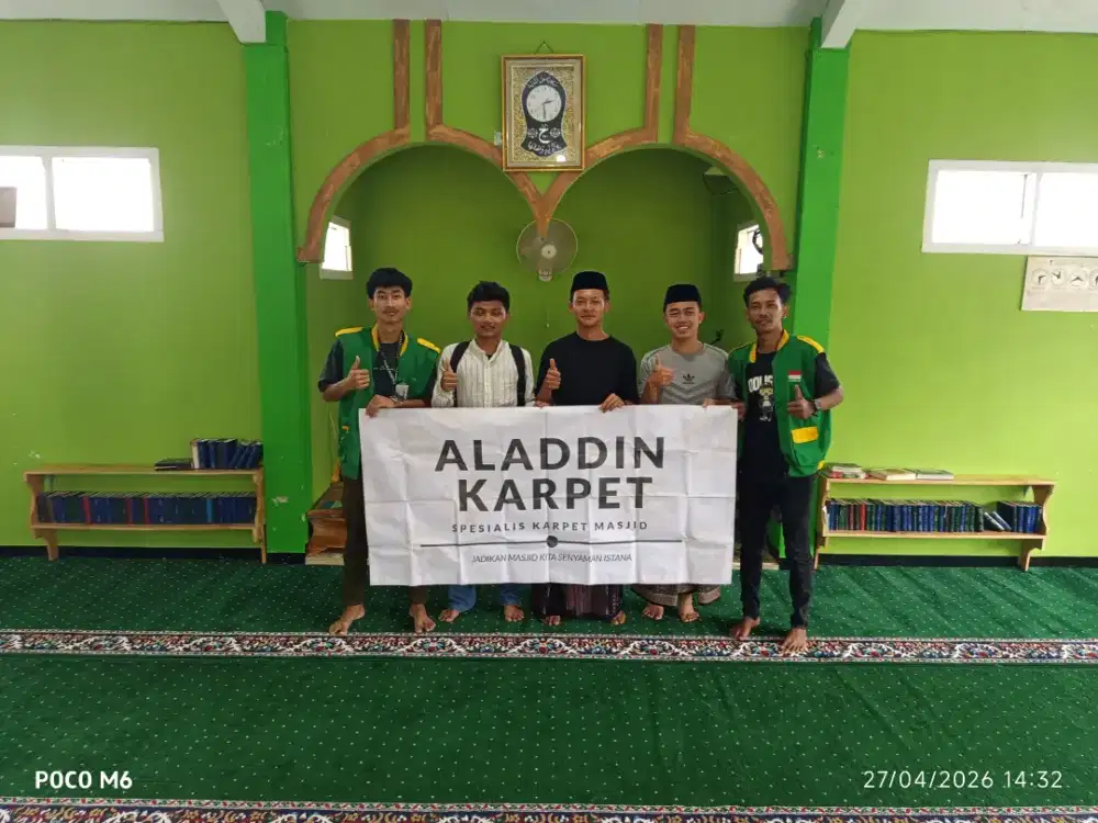 Karpet Masjid Premium Solo – Nyaman, Rapi & Tahan Lama
