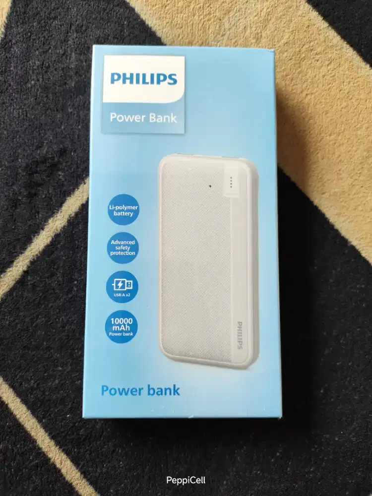 Powerbank Philips 10.000 mAh NEW Garansi resmi