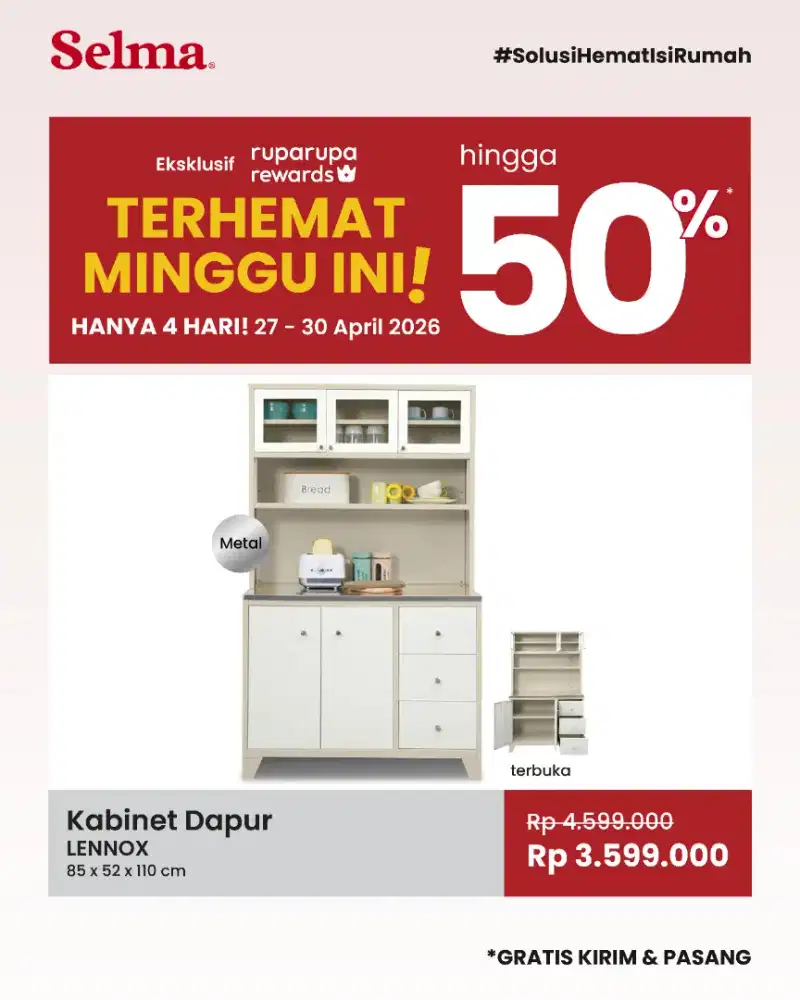 Kabinet Dapur Metal