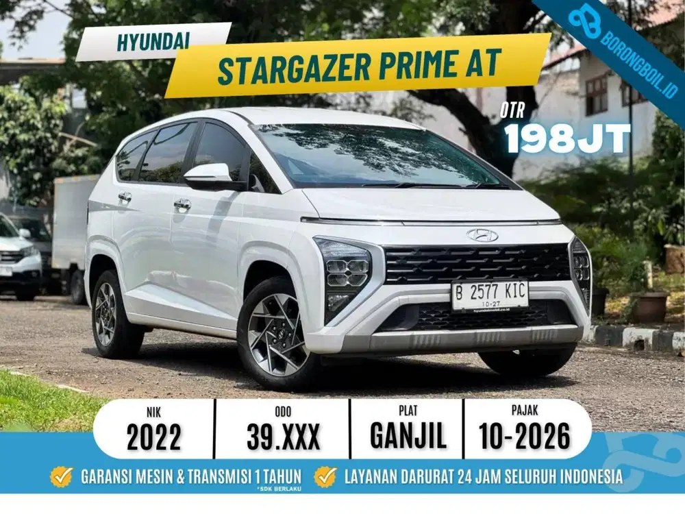 Km LOW !! Hyundai stargazer Prime at 2022