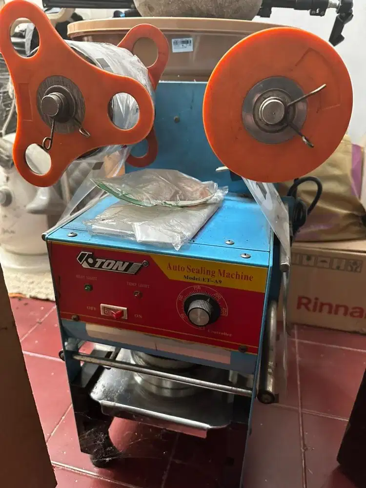 Dijual mesin cup sealer (Semi otomatis)