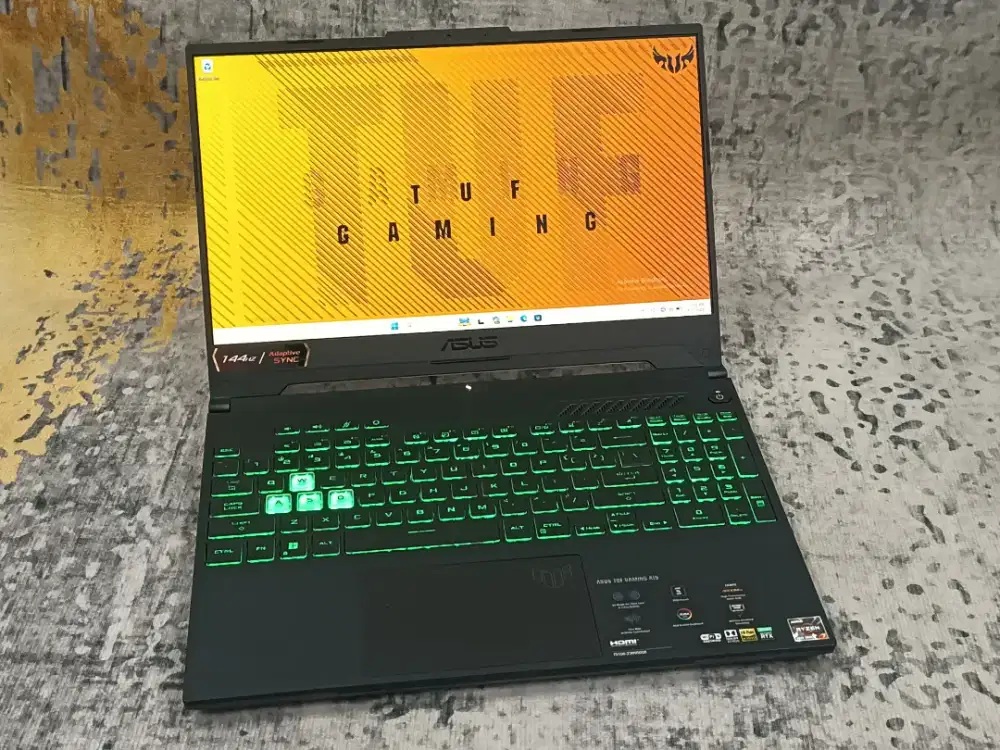 Asus TUF A15 Ryzen 7-6800H 16GB 512GB RTX 3050 4GB 95W FHD 144Hz RGB