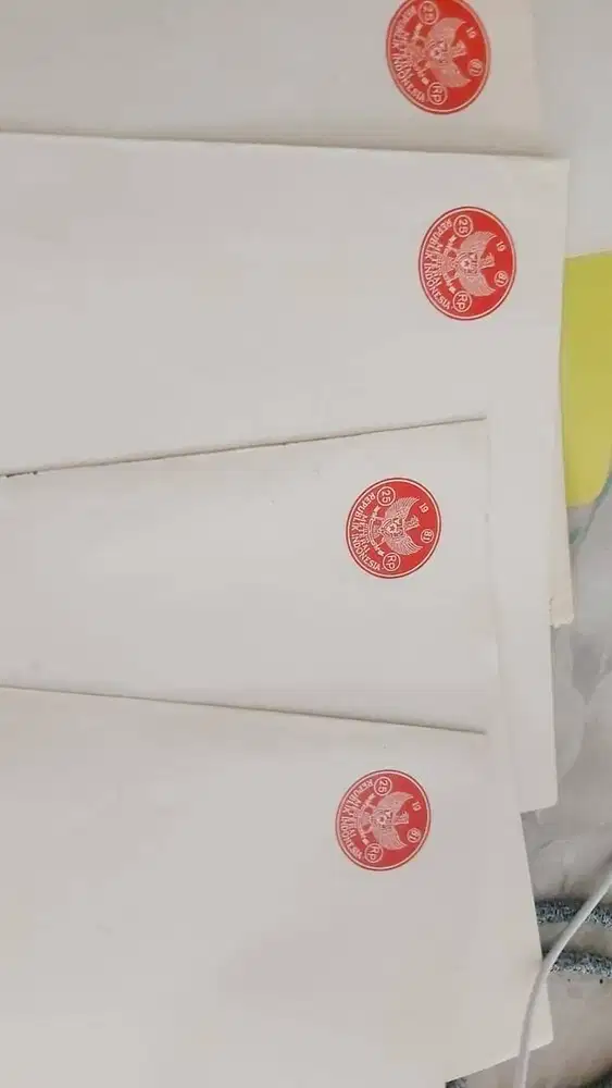 KERTAS SEGEL tahun 1981, 1984, 1985 dan 1986