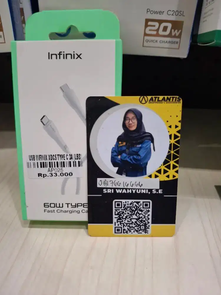 ATLANTIS DAHSYAT USB INFINIX XDC5 TYPE C 3A