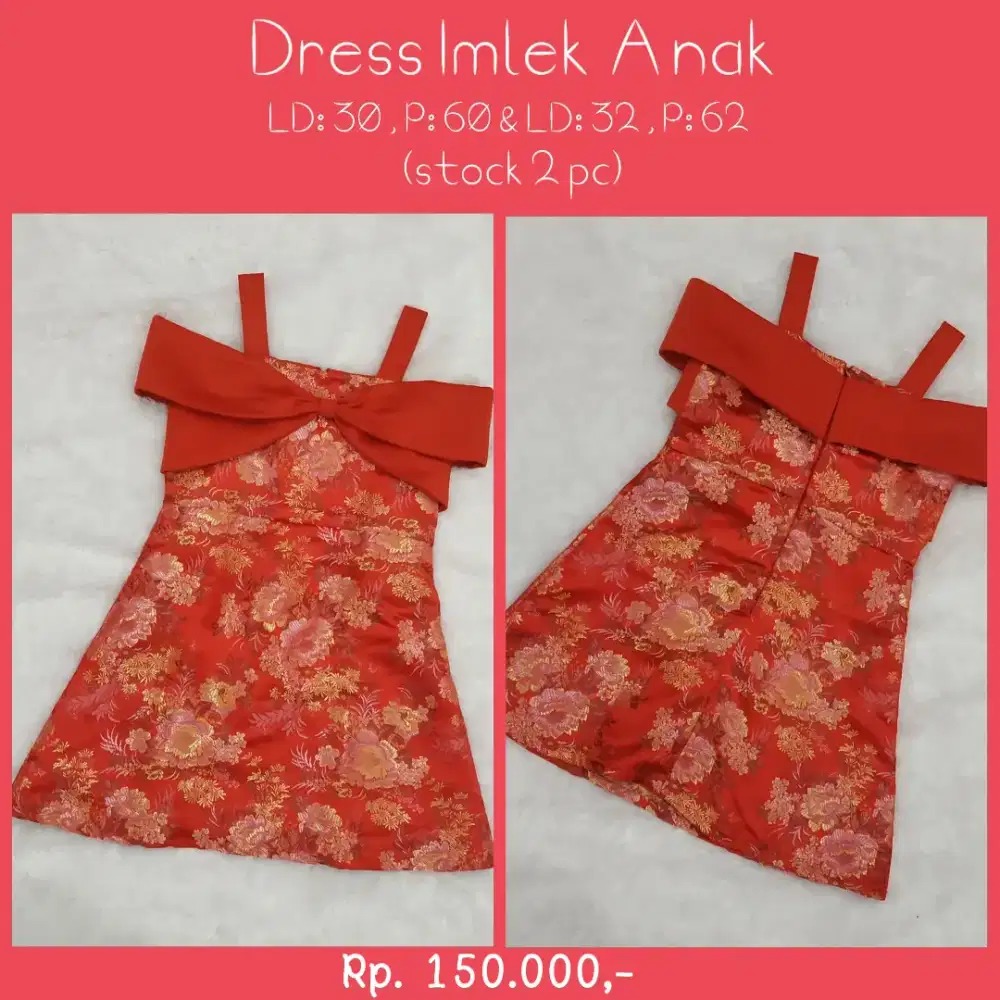 Baju tema imlek anak