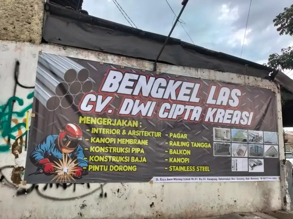 Pemasangan kanopi,baja ringan, hollow,pagar, gerbang,tralis,balkon,