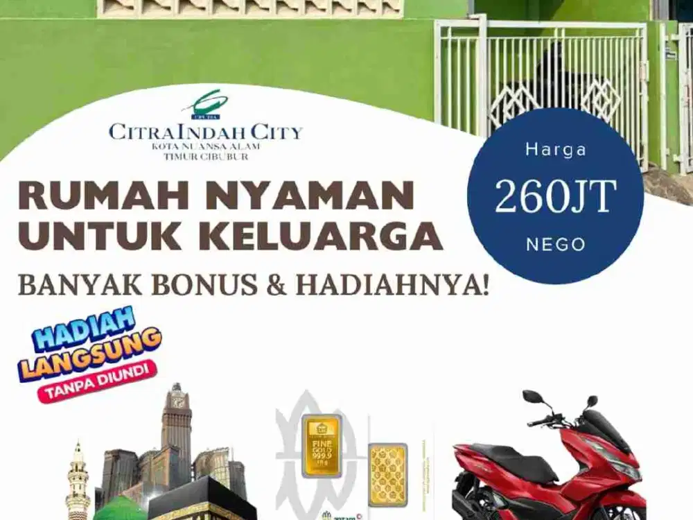 Rumah Secondary Siap Huni Baru Renovasi Tahun 2025