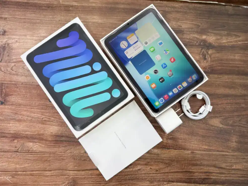 Apple Ipad Mini 7 Wifi 128GB Gray Ex Inter Garansi On Mulus Bisa COD