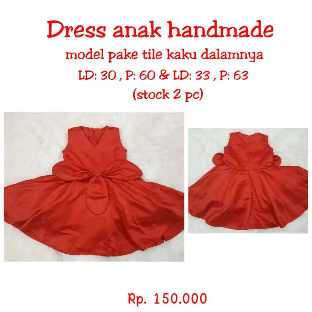 Baju pesta anak perempuan