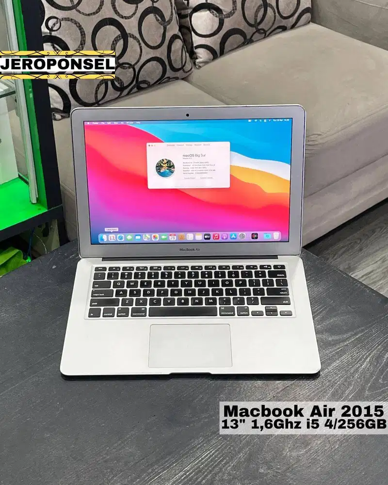 MACBOOK AIR 2015 256GB MURAH ORIGINAL GARANSI ADA MINUS