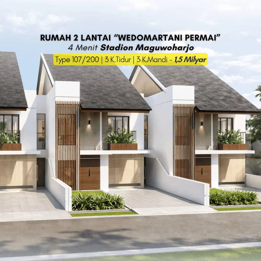 Rumah Dijual di Wedomartani Sleman – Lokasi Strategis & Siap Huni