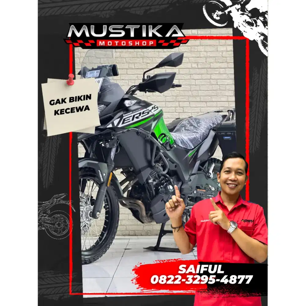 Odo 4rb Simpenan!!Kawasaki Versys X 250cc 2023 Nopol Cantik-Mustika