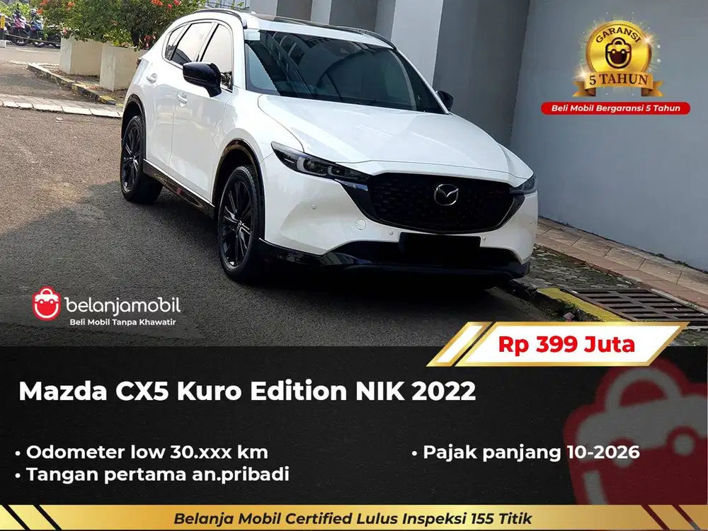 [ GARANSI 5TH ] Mazda CX5 CX 5 CX-5 Kuro Edition 2022/2023