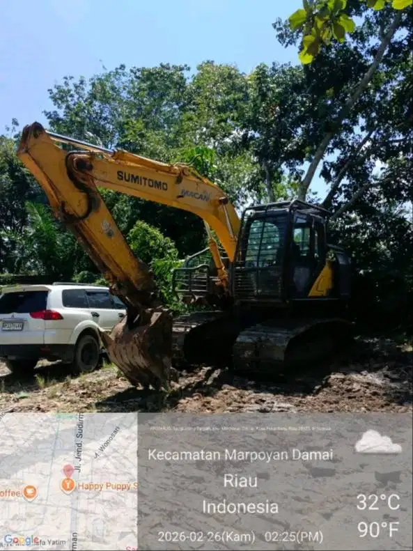 JUAL UNIT SUMITOMO EXCAVATOR SH130LF-6 TAHUN 2022 - KONDISI AS IS