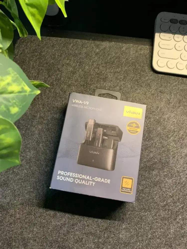 Vivan VWA V9 Wireless Microphone iPhone untuk Konten Kreator