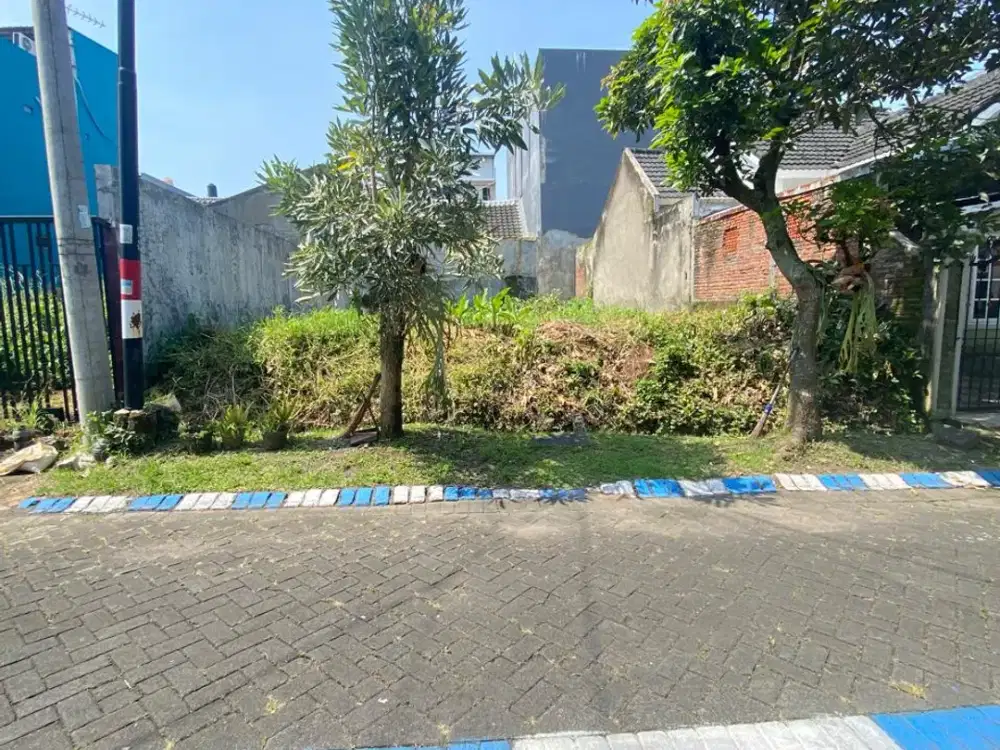 Tanah griya shanta langka dkt candi mendut barat permata jingga green orchid bunga cengkeh merak semanggi timur suhat 2 menit ke kampus brawijaya