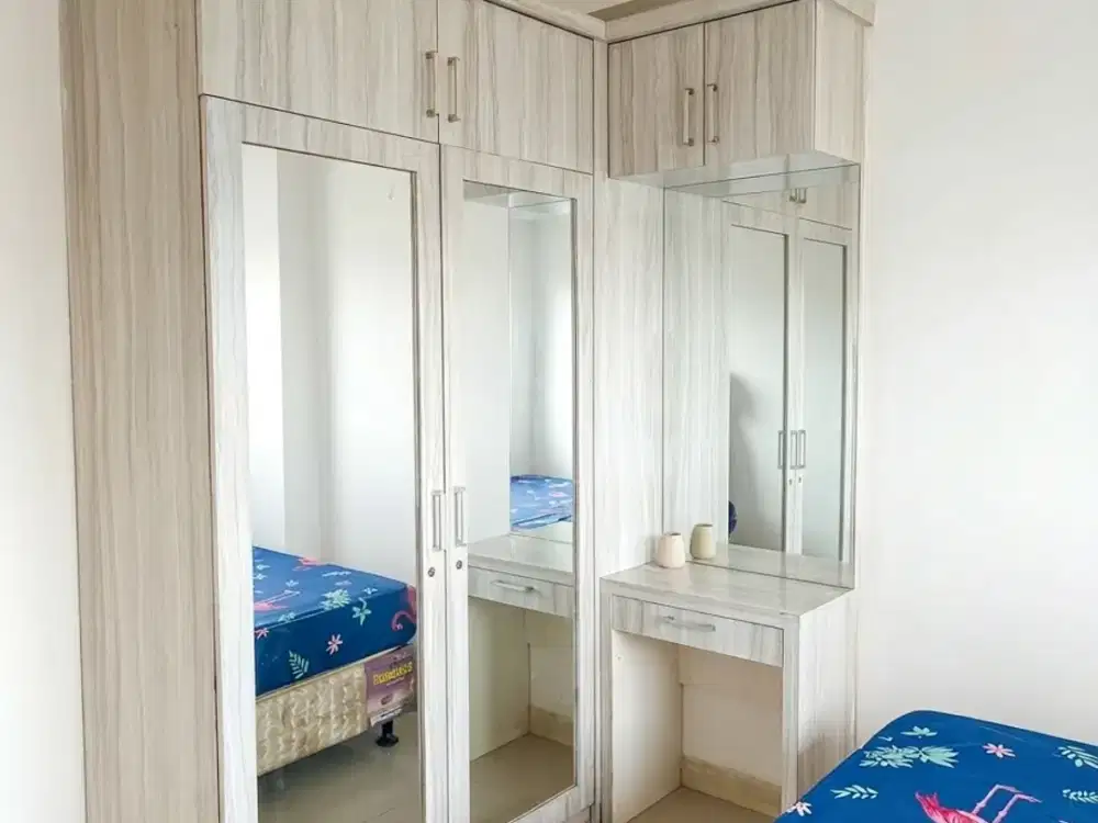 APARTEMEN ORCHID FURNISH 2BR TINGGAL MASUK LOKASI DI ATAS MALL VIEW CITY