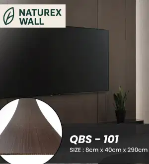 WPC Wall Panel 290x40x8 cm – Panel Dinding Kayu Premium