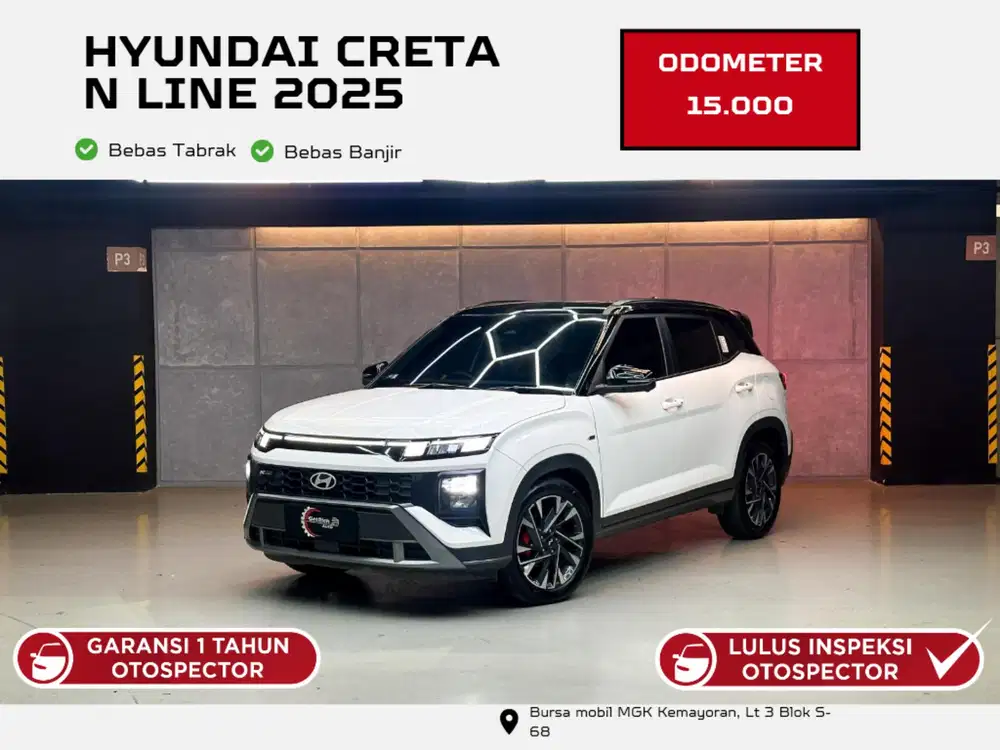 Odo 15 rb !! Hyundai Creta N Line Tahun 2025