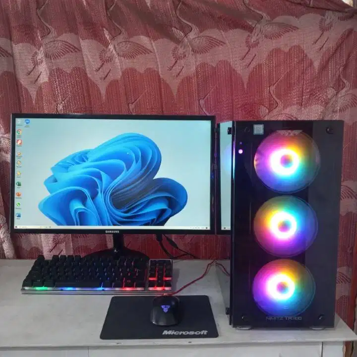 PC Gaming Desain Editing Intel Core i5 RAM 16GB VGA Nvidia 4GB Fullset