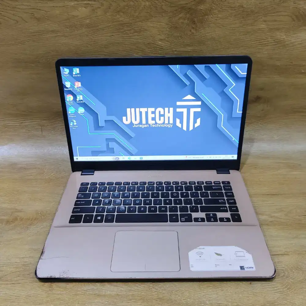 Laptop Asus VivoBook Ryzen 5 Slim  Ram 8 GB Bonus Mouse baru,Siap paka