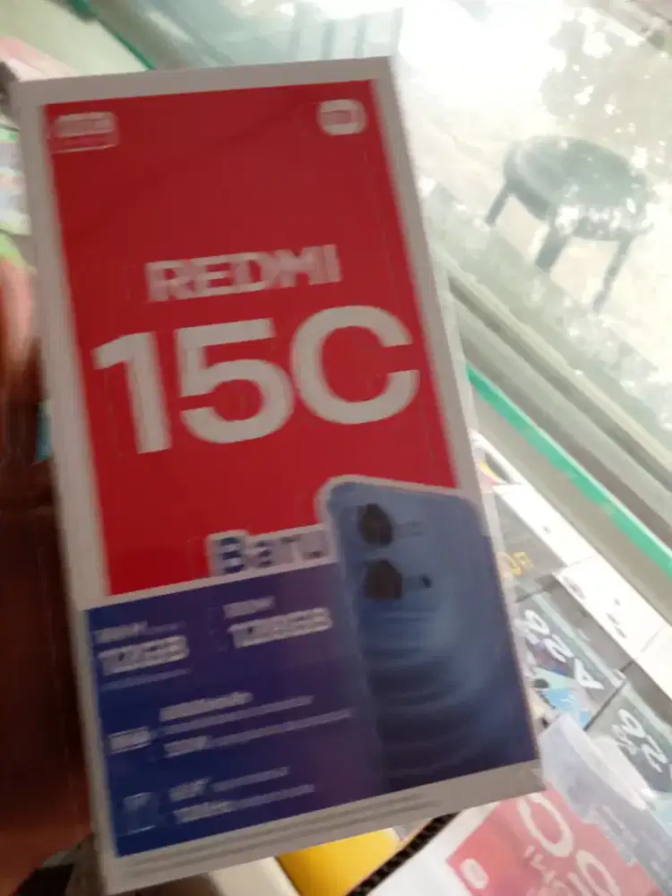 New redmi 15c ram6/128 garansi resmi 1 tahun