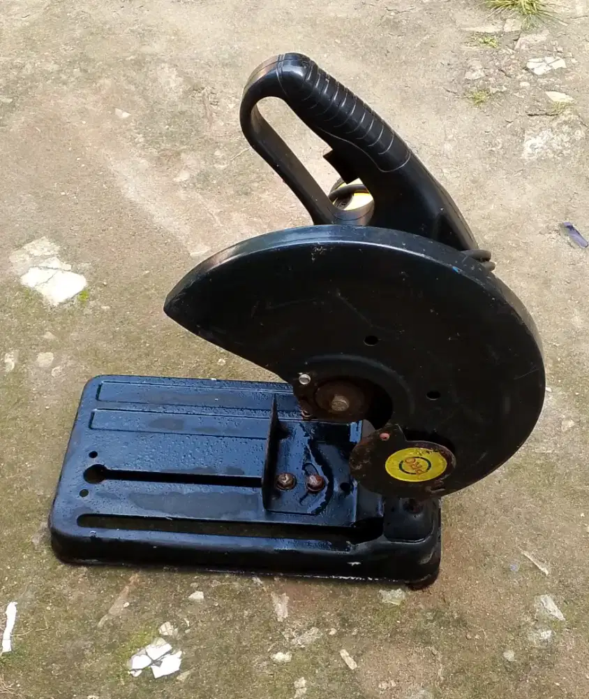 Mesin potong cutting well 14 siap kerja berat.