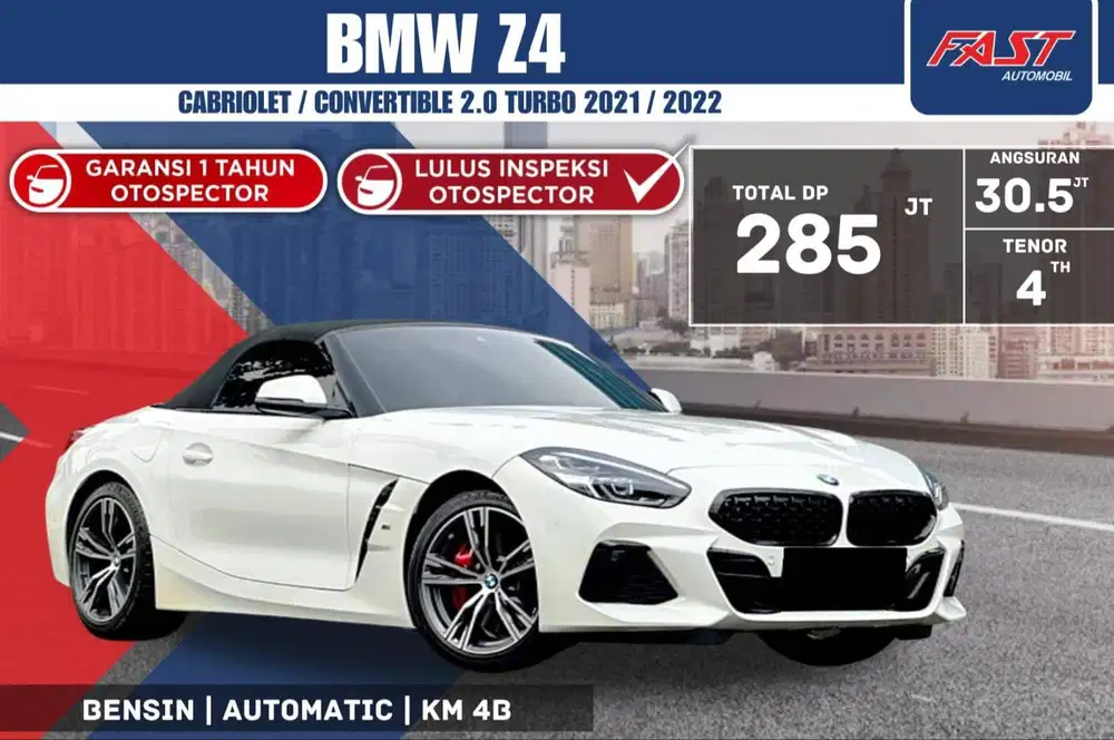 BMW Z4 2022 / 2021 2.0 TURBO CABRIOLET / CONVERTIBLE KM.4RB LIKE NEW