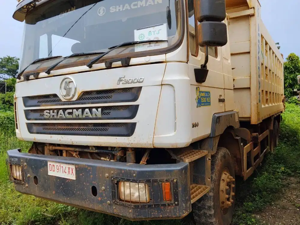 JUAL 2 UNIT SHACMAN DUMP TRUCK F3000 6X4 TAHUN 2024 - KONDISI AS IS