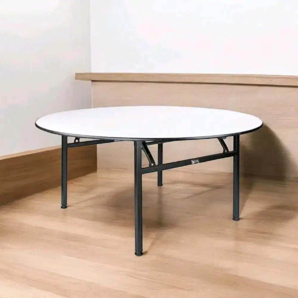 Meja Lipat IBM Bundar