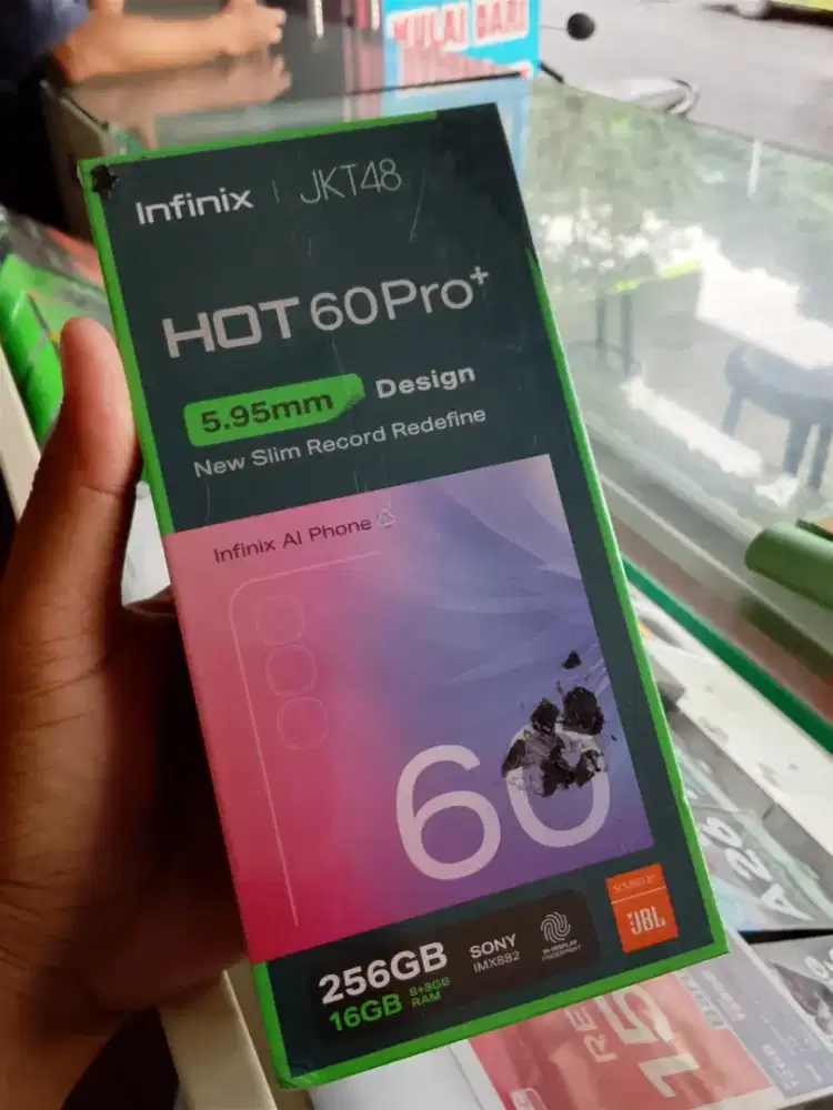 New Infinix hot 60 plus ram8/256 garansi resmi 1 tahun