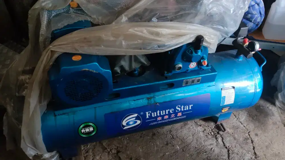 Kompresor Angin Heavy Duty 10 HP / 10 PK - Tanki 200 Liter - 3 Phase