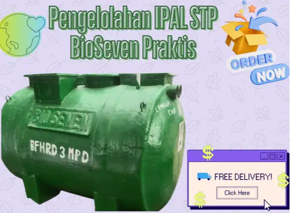 Pengelolahan IPAL STP Bioseven Praktis