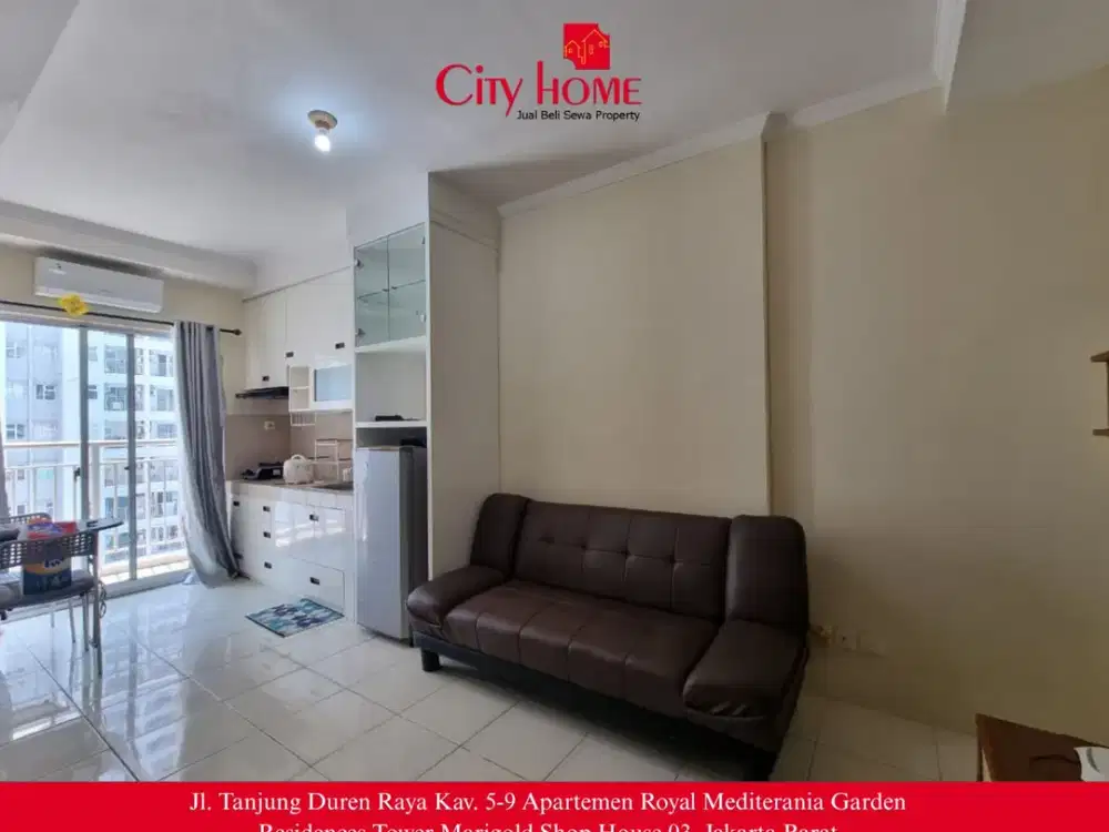 Disewakan Apartemen 1 BR Furnished di Mediterania Garden Residences 2 Tanjung Duren Jakarta Barat