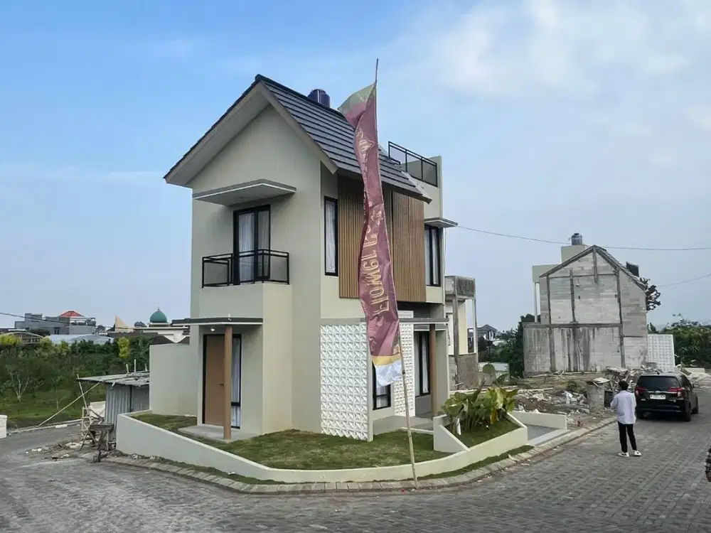 Dijual Villa Cantik 2 Kamar, Dapur Modern & Taman Mini