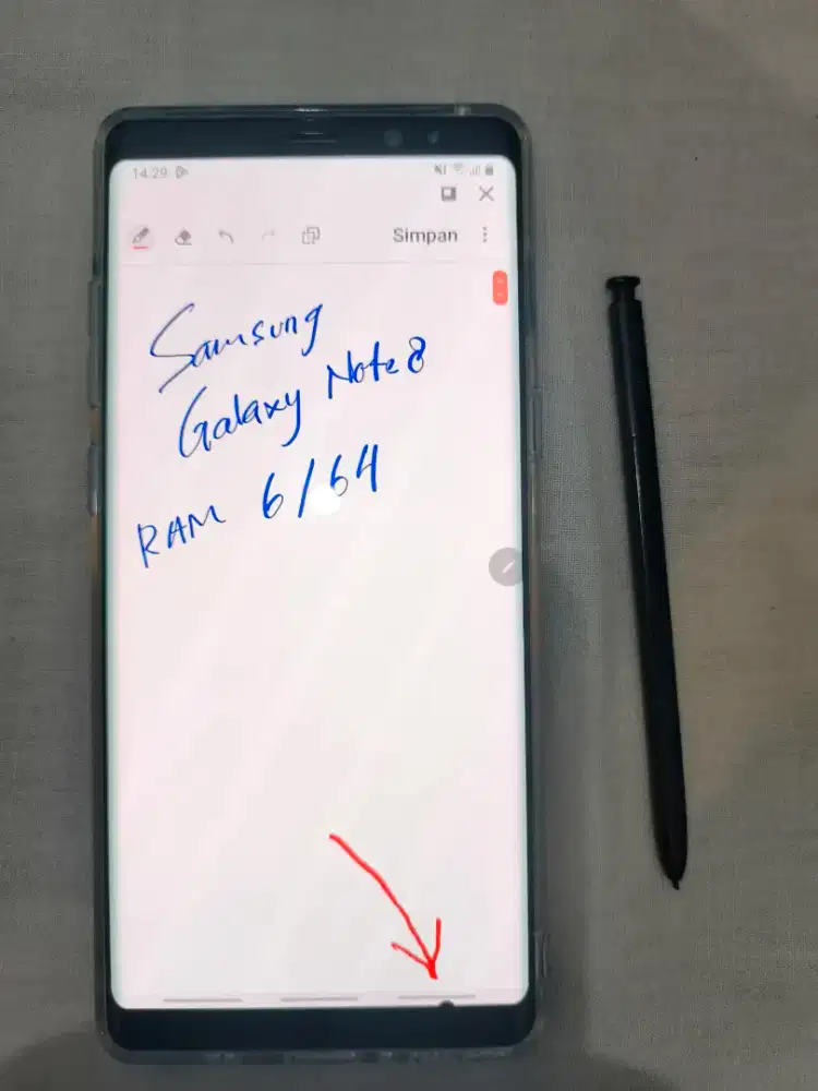 samsung galaxy note 8 ram 6/64